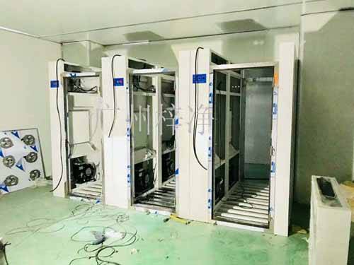 风淋室安装结构 风淋室安装结构